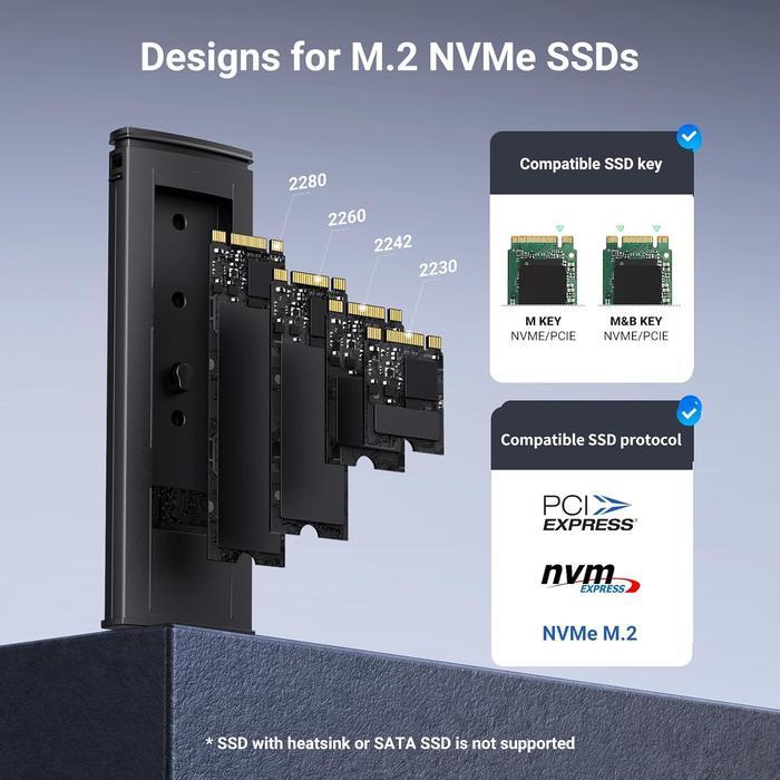 UGREEN SSD Enclosure M.2 NVME type C 10Gbps