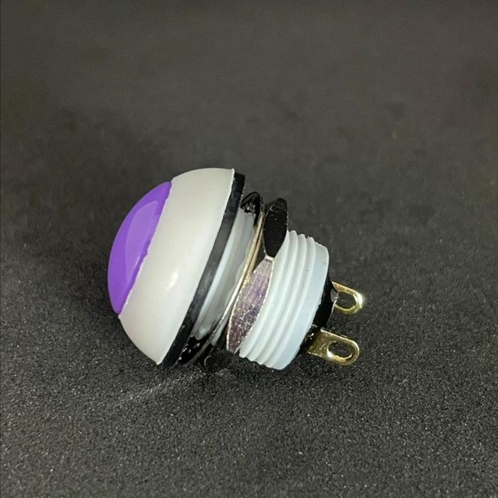 Otto p9 Push Button Body Putih Authentic Clicky Tombol 12mm