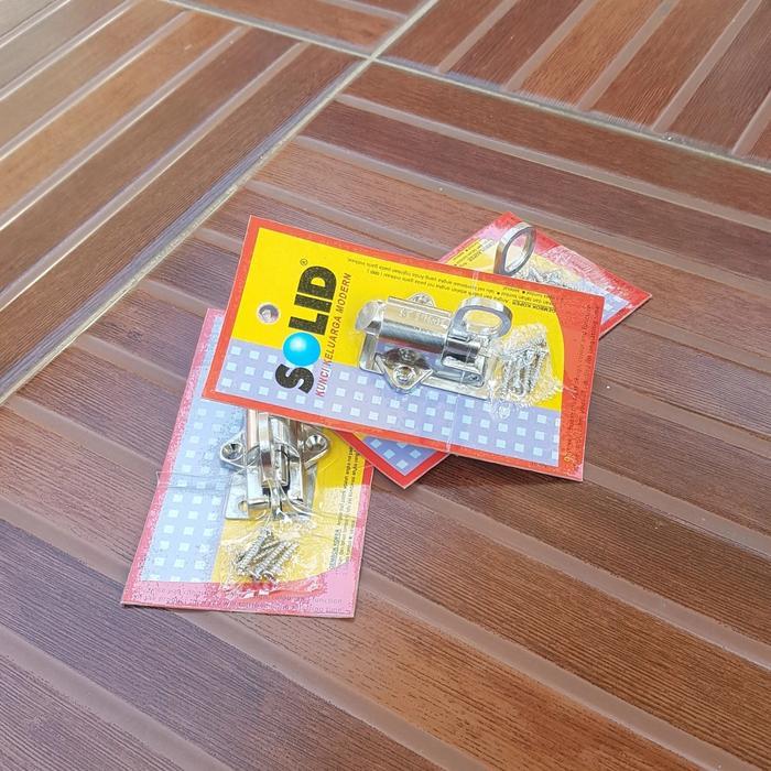 SALE ! SPRING KNIP SOLID 378 CHROME // GRENDEL JENDELA // KUNCI KODOK ORIGINAL