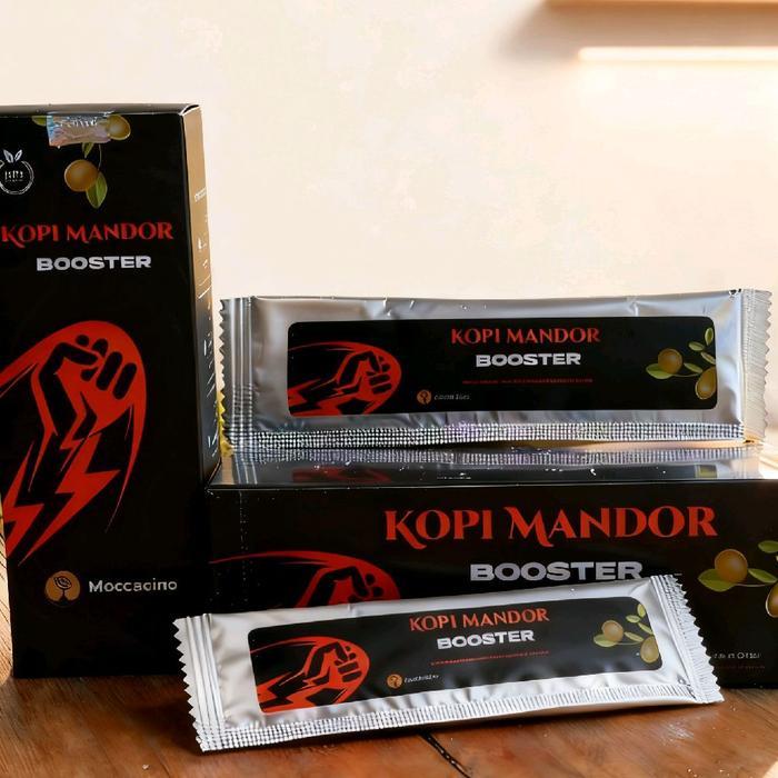Moccacino Kopi Mandor Serbuk Sachet Booster Rasa Mandor Terbaik untuk Minuman Harian Anda