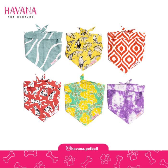 Bandana Anjing Kucing Havana Scarf Small Dog (20 - 30 Cm)
