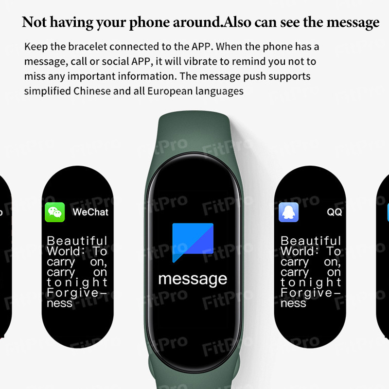 Fitness bracelet blood pressuremeter smart health bracelet Smart bracelet for man sport bracelet