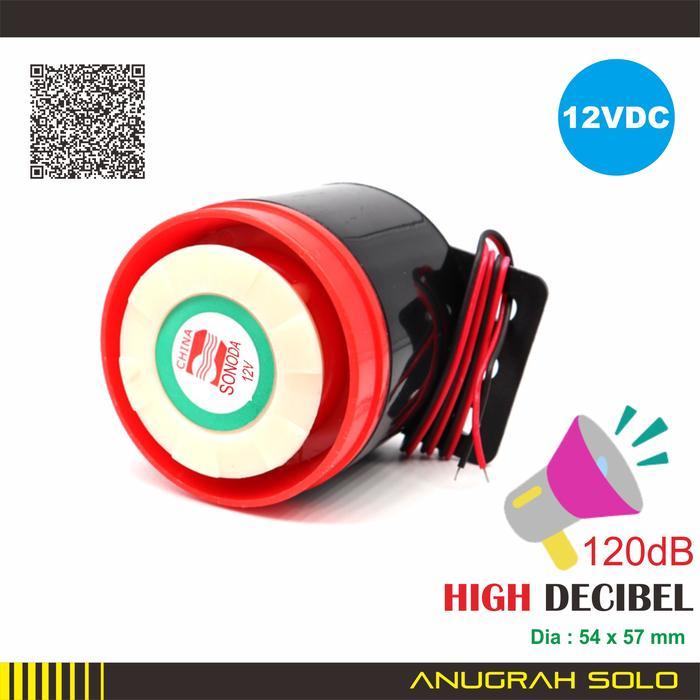 Promo Buzzer Aktif High Decibel Sirene Alarm 12V