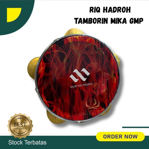 Riq Hadroh Tambourine Bahan Aluminium Kecrek Kuningan