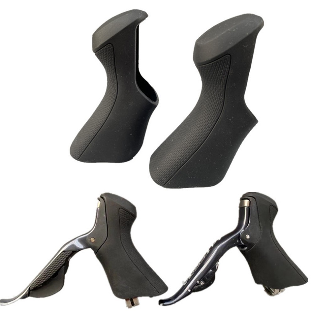 1 Pair Bicycle Brake Gear Rubber Brake Handles Covers For Ultegra For Di2 ST-6870 Bike Gear Shift