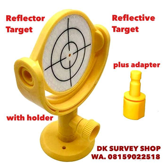 Mini Prisma Survey Reflektor Target - Reflektif Target W/ Holder