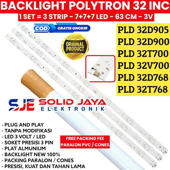 Terlaris Backlight Polytron 32 Inc Pld-32D905 Pld-32D900 Pld32D905 Lampu Bl 7K