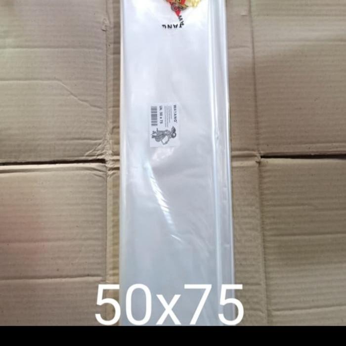 NEW Plastik PP Wayang 50 x 75 cm - Plastik Laundry Bening - 40 Lembar per Pack - Material PP