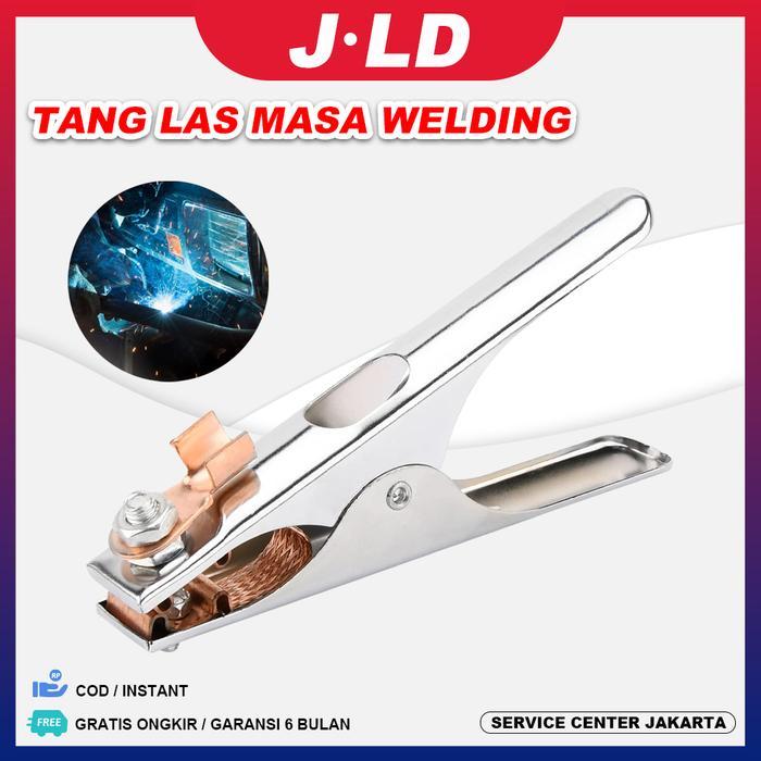 JLD Tang Las Masa Welding 300/500A Earth Clamp Stang Las Klem Masa Ground Clamp Bahan Besi & Tembaga