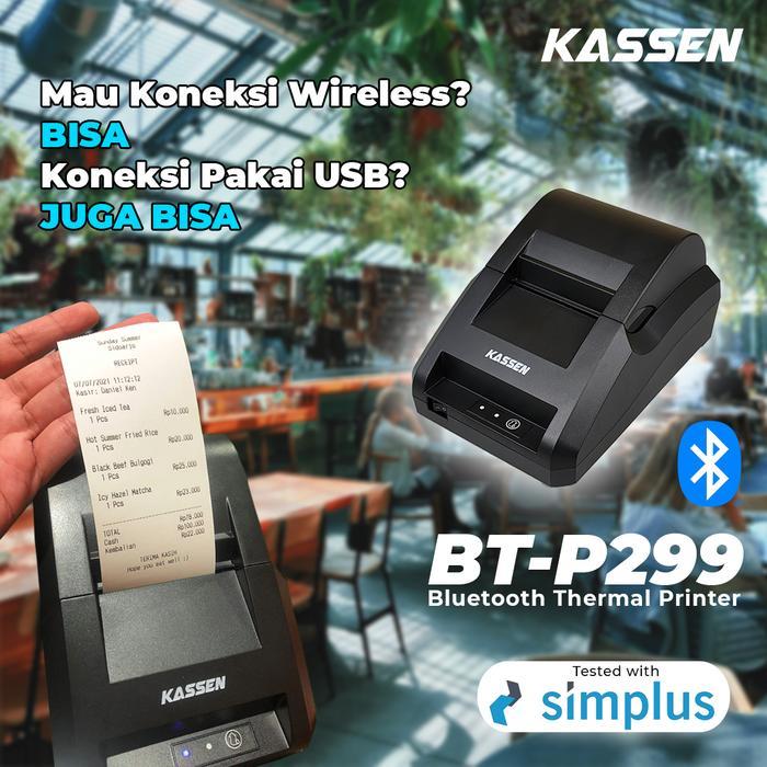 MINI PRINTER BLUETOOTH KASSEN BTP-299 PPOB BRI LINK MOKA POS THERMAL