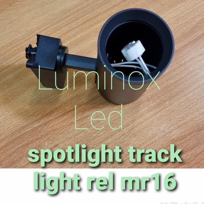 KAP SOROT TRACK REL MR16 SPOTLIGHT REL MR16 INDOOR KAKI COLOK 220VOLT