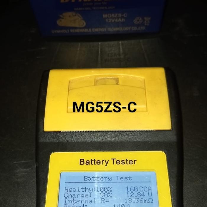 Aki Motor Honda Monkey 125Cc Dynavolt Nano Gel Mg5Zs-C/Mtz5S/Ytz5S Cca 140