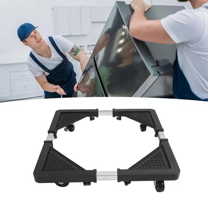 Roda Kulkas Dudukan Kulkas 2 Pintu / Kaki Kulkas Alas Kulkas Roda Kaki Multingsi