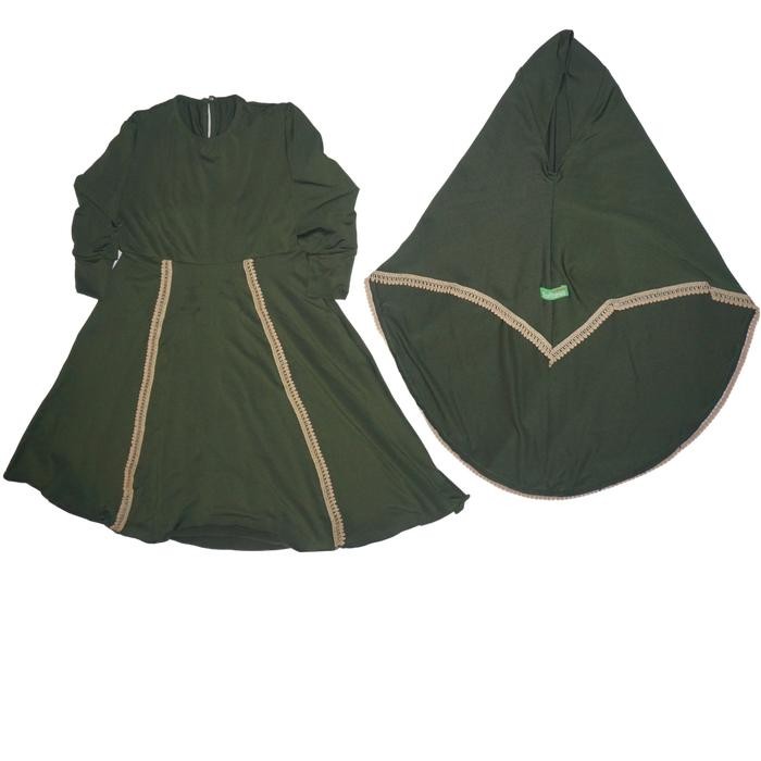 muna Baju lebaran anak perempuan 2025 Gamis Anak Perempuan Viral di tik tok