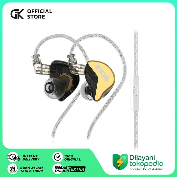 CCA CRA+ with Mic HIFI CCA CRA Plus In Ear Monitor Earphone