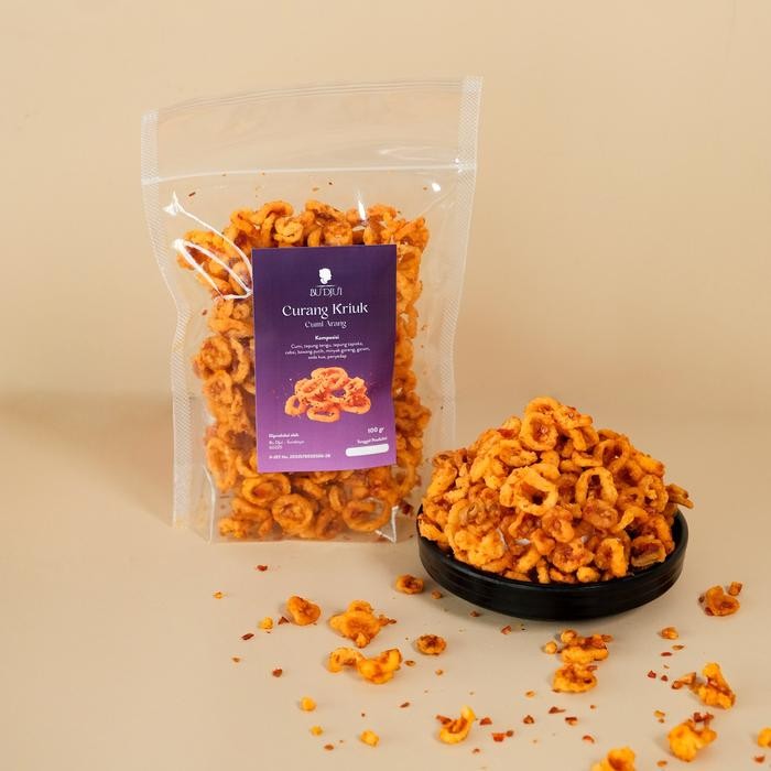 

Mamiseler45 - Sambal Bu Djui Curang Kriuk Cumi Arang Kriuk 150 G - Sambal Instan Halal