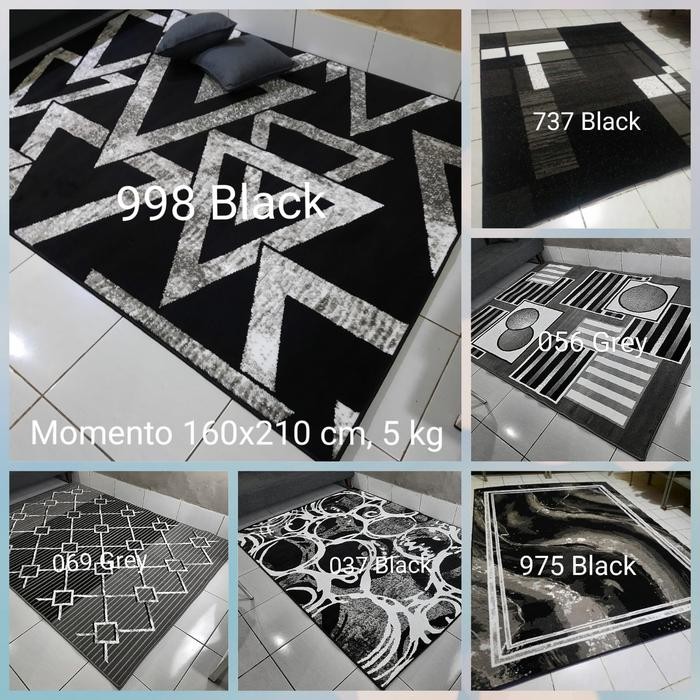 Permadani Karpet 160X210 Momento Karpet Lantai Ruang Tv Tamu Nimalis