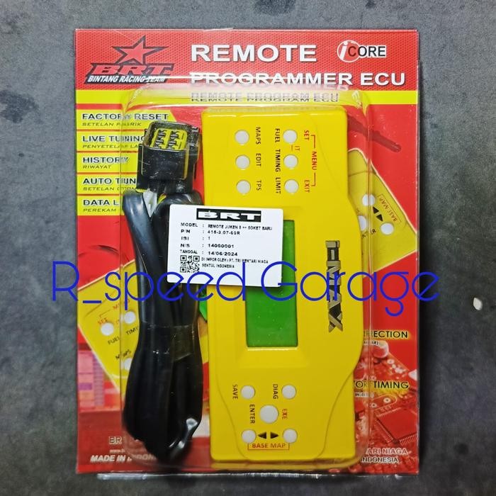 Remote Ecu Brt Juken 5 5+ Plus & 5++ Plus Plus Soket Baru