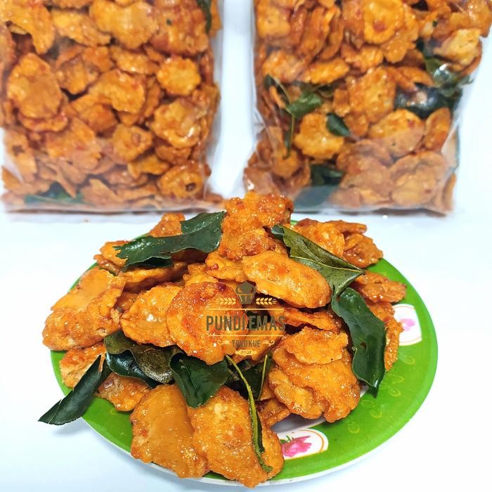 

EMPING PEDAS MANIS 1 KG DAUN JERUK EMPING THAILAND CEMILAN KILOAN