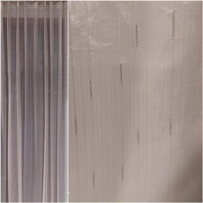 Vitrase Gorden Motif Bintik Gold Silver Custom Ukuran