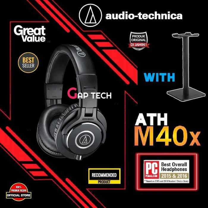 Audio Technica ATH M40X / ATH-M40X Professional Monitor Headphones