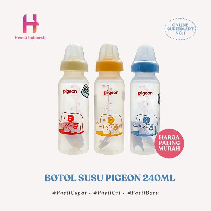 Botol susu atau dot bayi pigeon 240 ml