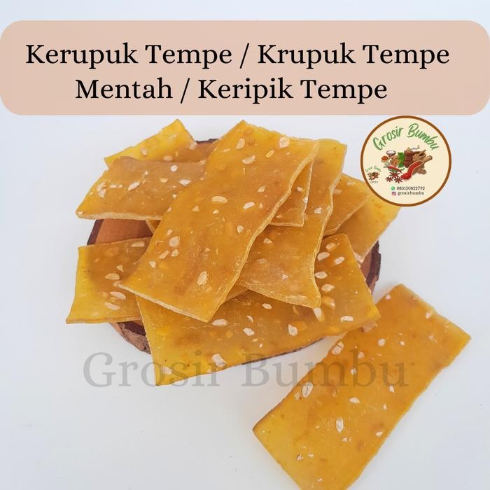 

ASLI Kerupuk Tempe / Krupuk Tempe Mentah / Keripik Tempe 1KG READY STOCK