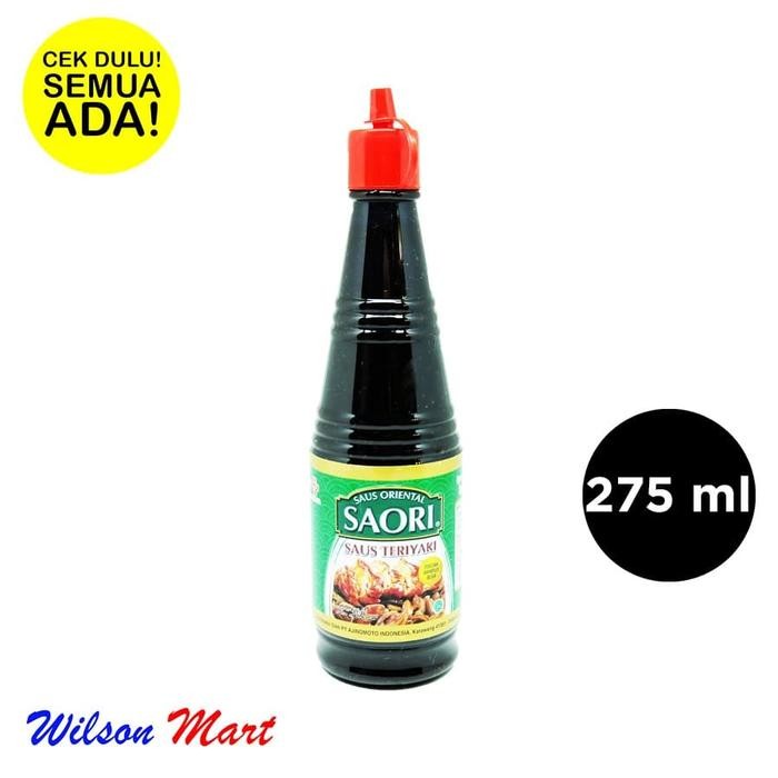

Stok Baru SAORI SAUS TERIYAKI 275 ML BOTOL