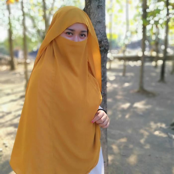 KHIMAR HAFSHAH JILBAB MASKER CADAR JUMBO MODIS TERBARU KEKINIAN