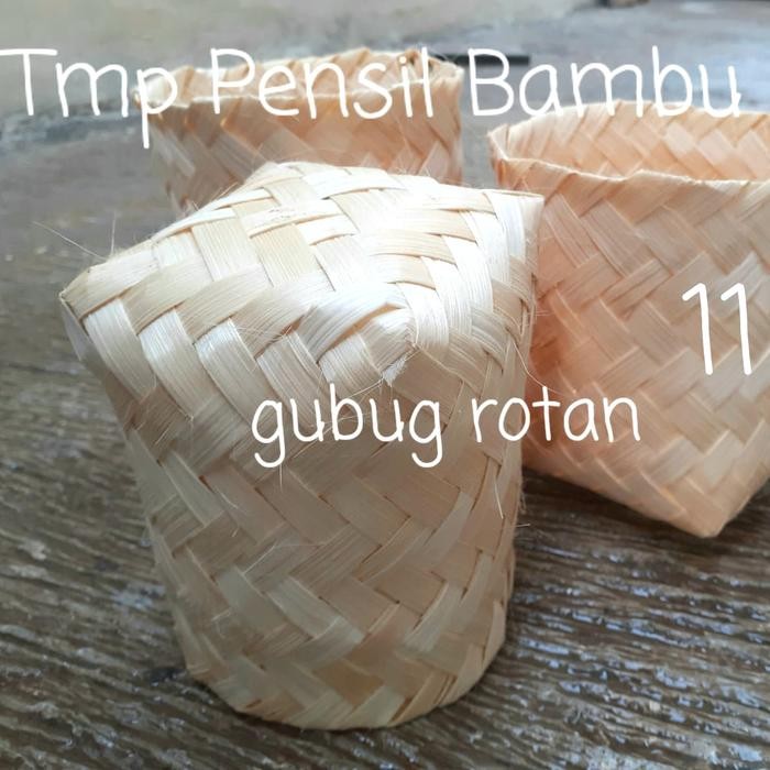 

Tempat Pensil Bambu Bleaching
