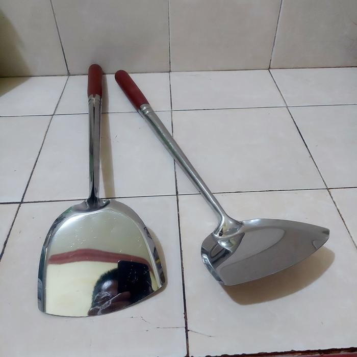 Sodet Stainless Besar/Spatula/Sutil Besar Bahan Tebal