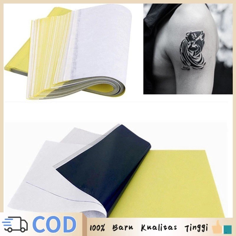 

BAGUS BELI 10 pcs Kertas Tattoo karbon Paper Spirit Stencil Carbon Thermal Tracing Manual kertas Transfer Tato