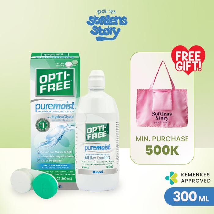 Pilihan- Optifree Puremoist 300Ml Solution Air Softlens