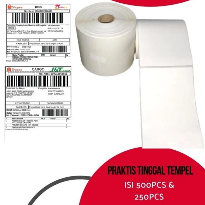 

Label Thermal uk. 100 x 150mm , 1line , isi 500pcs