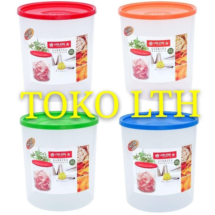 Pilihan- Toples Plastik Sabrina 5 Liter Lion Star / Sealware Jumbo Kerupuk