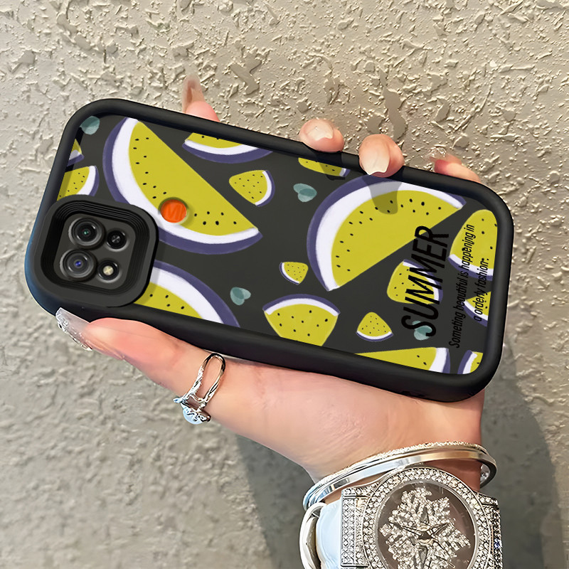 Casing Hp Xiaomi Redmi 9C Redmi 9C NFC Redmi 10A POCO C31 Case Casing Lukisan Buah pola HP Kasing Si
