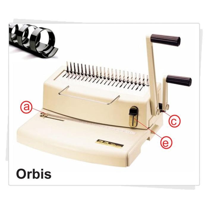 

TA TA MESIN SPIRAL PLASTIK ORBIS 21 HOLE (LETTER/A4)