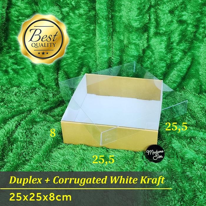 Box Gold - Box Mika - Dus Hampers - Kotak Kado 25X25X8