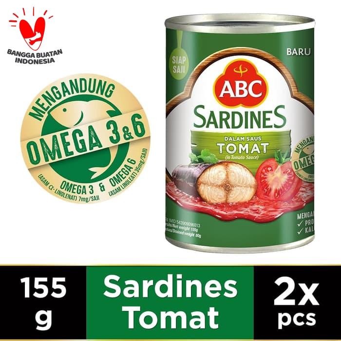 

Pilihan- Abc Sarden Saus Tomat 155 G - Twin Pack