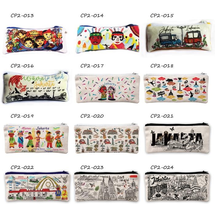 

TEMPAT PENSIL KANVAS OLEH OLEH KHAS JAKARTA CP2 001-024