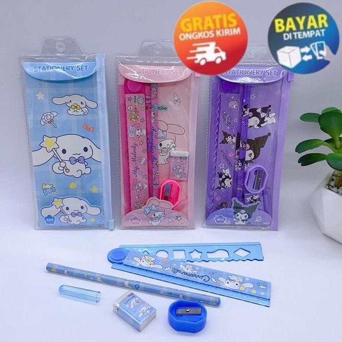 

KP182 - 5IN1 PENSIL SET ALAT TULIS ANAK LUCU STUDY SET PENGHAPUS TEMPAT PENSIL BUKU TULIS SEKOLAH