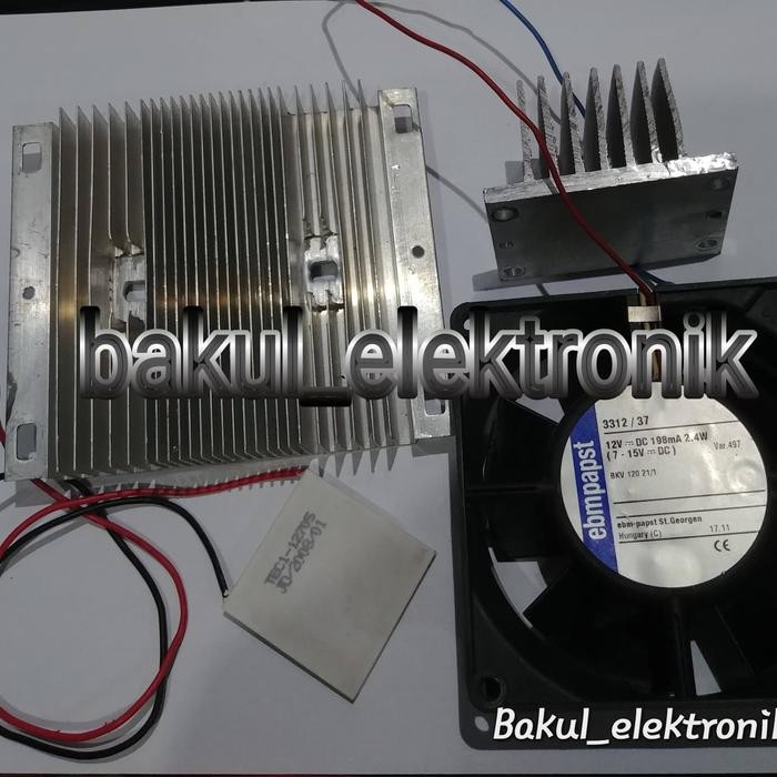 Full Set Diy Thermoelectric Peltier Refrigeration + Peltier Tec-12705