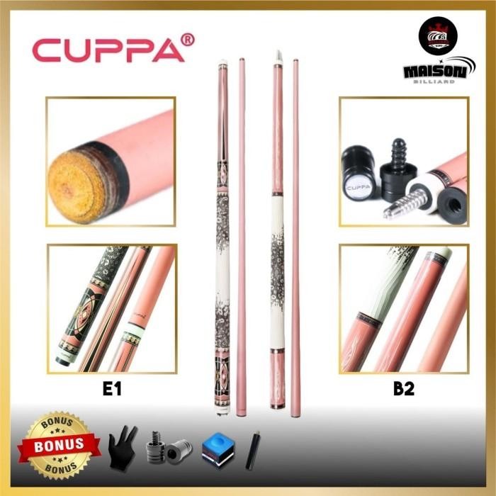 Cuppa Carbon Fiber Pink Stik Billiard Cue
