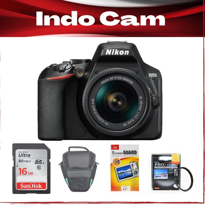 CAMERA NIKON D3500 KIT 18-55MM / NIKON D3500 KIT 18-55MM / DSLR NIKON Shopeseler