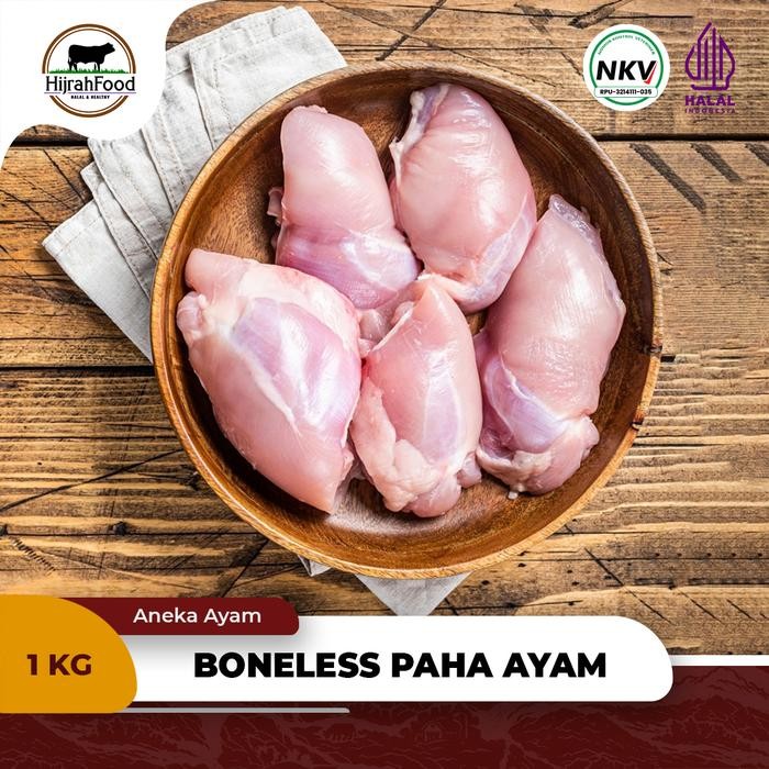 

Pilihan- Paha Ayam Boneless Tanpa Tulang & Kulit Fillet Chicken Thigh