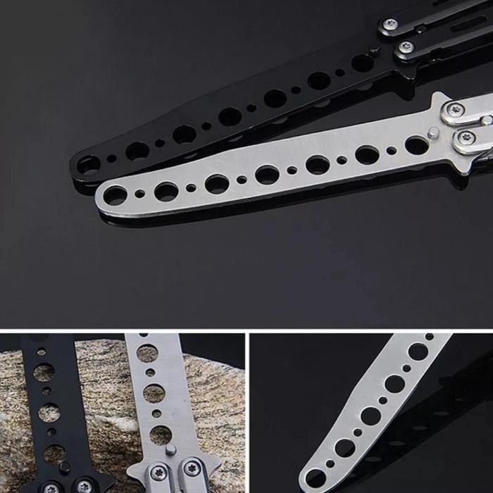 Pilihan- Pisau Lipat Latihan Balisong Tumpul Butterfly Training Knife Dummy