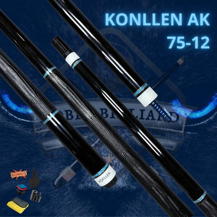 Stick Billiard Konllen AK75-12f Carbon Fiber Shaft