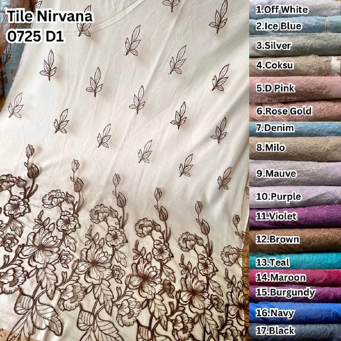 

KAIN TILE NIRVANA 0725 D1 MURAH MOTIF CANTIK BAGUS UNTUK SESERAHAN ATAU BRIDESMAID (LEBAR 130CM)