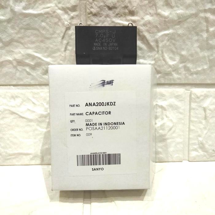 Terbaik Capacitor 7Uf/Mikro Untuk Pompa Air Sanyo Type Pw-H236C Original 100% Ori