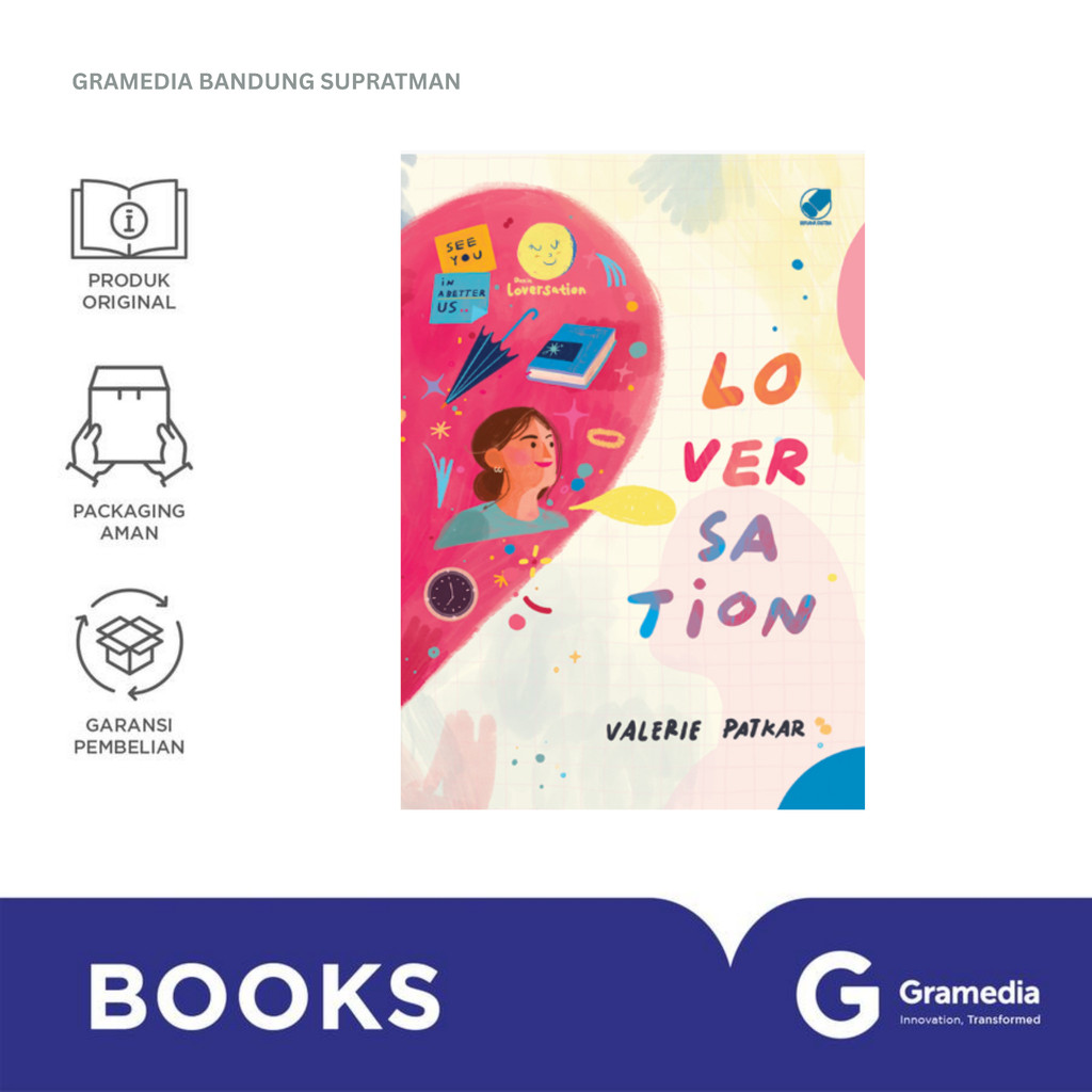 Gramedia Bandung Supratman | NOVEL LOVERSATION | Buku Novel Best Seller | Buku Novel Original Gramed
